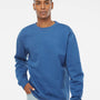 Independent Trading Co. Mens Crewneck Sweatshirt - Heather Royal Blue - NEW