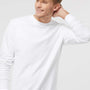 Independent Trading Company Mens Crewneck Sweatshirt - White