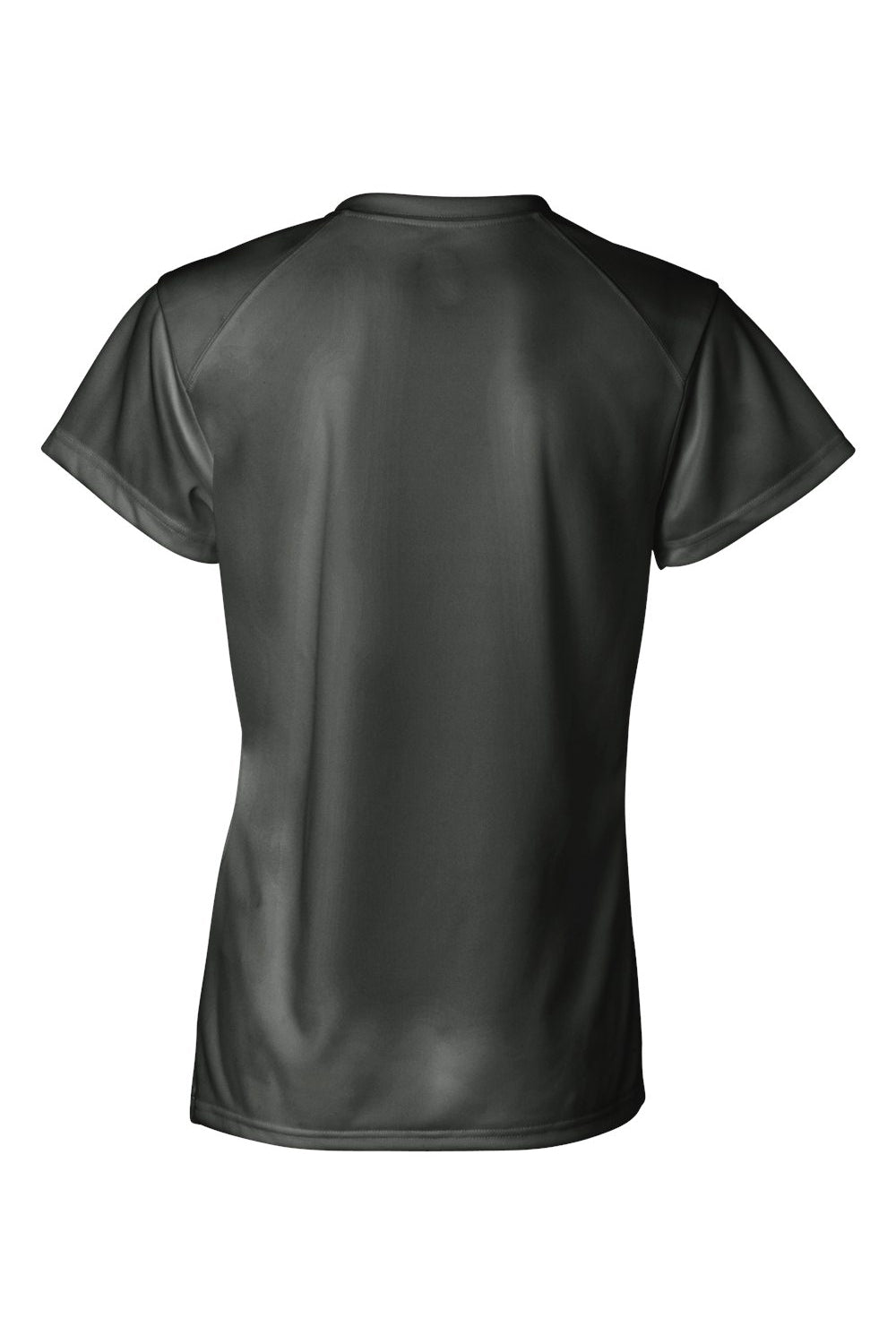 Badger 4160 Womens B-Core Moisture Wicking Short Sleeve Crewneck T-Shirt Graphite Grey Flat Back