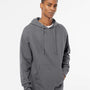 Independent Trading Co. Mens Hooded Sweatshirt Hoodie - Charcoal Grey - NEW