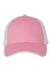 Valucap S102 Mens Sandwich Trucker Hat Pink/White Flat Front