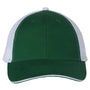 Valucap Mens Sandwich Bill Adjustable Trucker Hat - Dark Green/White - NEW