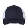 Valucap Hats Mens Sandwich Bill Adjustable Trucker Hat - Navy Blue/White