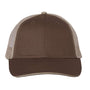 Valucap Hats Mens Sandwich Bill Adjustable Trucker Hat - Brown/Khaki