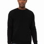 Bella + Canvas Mens Fleece Crewneck Sweatshirt - DTG Black