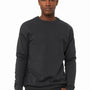 Bella + Canvas Mens Fleece Crewneck Sweatshirt - DTG Dark Grey