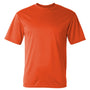 C2 Sport Mens Performance Moisture Wicking Short Sleeve Crewneck T-Shirt - Burnt Orange