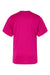 C2 Sport 5200 Youth Performance Moisture Wicking Short Sleeve Crewneck T-Shirt Hot Pink Flat Back