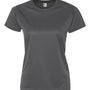 C2 Sport Womens Performance Moisture Wicking Short Sleeve Crewneck T-Shirt - Graphite Grey - NEW