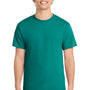 Port & Company Mens Core Short Sleeve Crewneck T-Shirt - Jade Green