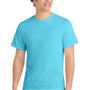 Port & Company Mens Core Short Sleeve Crewneck T-Shirt - Tidal Wave Blue