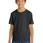 Port & Company Youth Core Short Sleeve Crewneck T-Shirt - Heather Black