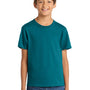 Port & Company Youth Core Short Sleeve Crewneck T-Shirt - Teal Blue