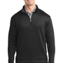 Nike Mens 1/4 Zip Sweatshirt - Black