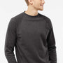 Independent Trading Company Mens Special Blend Crewneck Raglan Sweatshirt - Carbon Grey