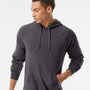Independent Trading Co. Mens Special Blend Raglan Hooded Sweatshirt Hoodie - Carbon Grey - NEW