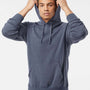 Independent Trading Co. Mens Special Blend Raglan Hooded Sweatshirt Hoodie - Midnight Navy Blue - NEW
