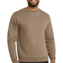 Port & Company Mens Core Pill Resistant Fleece Crewneck Sweatshirt - Sand Brown
