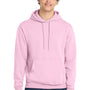 Port & Company Mens Core Pill Resistant Fleece Hooded Sweatshirt Hoodie w/ Pouch Pocket - Cherry Blossom Pink