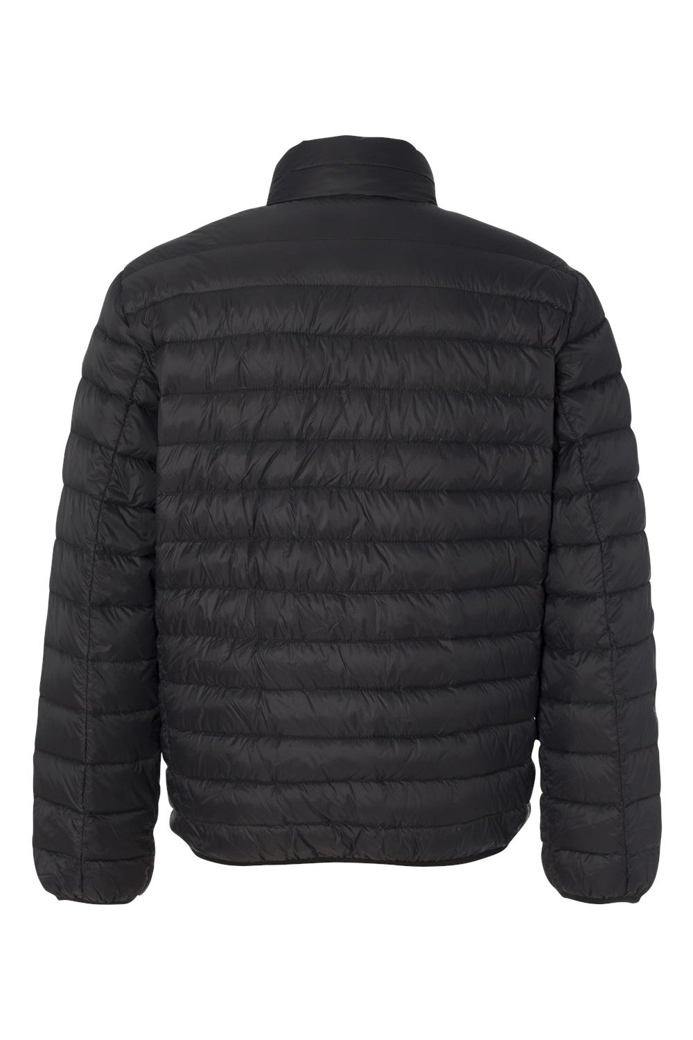 Weatherproof 15600 Mens 32 Degrees Packable Down Full Zip Jacket Black Flat Back