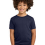 Gildan Youth Performance Jersey Moisture Wicking Short Sleeve Crewneck T-Shirt - Navy Blue