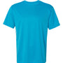 Badger Mens B-Core Moisture Wicking Short Sleeve Crewneck T-Shirt - Electric Blue