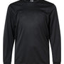 C2 Sport Youth Performance Moisture Wicking Long Sleeve Crewneck T-Shirt - Black - NEW
