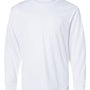 C2 Sport Youth Performance Moisture Wicking Long Sleeve Crewneck T-Shirt - White - NEW