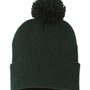 Sportsman Hats Unisex Pom-Pom Cuffed Beanie - Forest Green