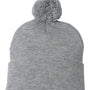 Sportsman Hats Unisex Pom-Pom Cuffed Beanie - Heather Grey