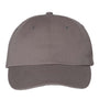 Valucap Mens Bio-Washed Chino Twill Adjustable Hat - Grey - NEW