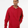 Independent Trading Co. Mens Hooded Sweatshirt Hoodie - Red - NEW