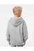 Independent Trading Co. SS4001Y Youth Hooded Sweatshirt Hoodie Heather Grey Model Back