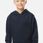 Independent Trading Company Youth Hooded Sweatshirt Hoodie w/ Pouch Pocket - Navy Blue