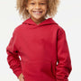 Independent Trading Company Youth Hooded Sweatshirt Hoodie w/ Pouch Pocket - Red