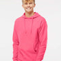 Independent Trading Co. Mens Hooded Sweatshirt Hoodie - Neon Pink - NEW