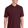 Jerzees Mens Short Sleeve Polo Shirt - Maroon
