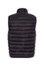 Weatherproof 16700 Mens 32 Degrees Packable Down Full Zip Vest Black Flat Back