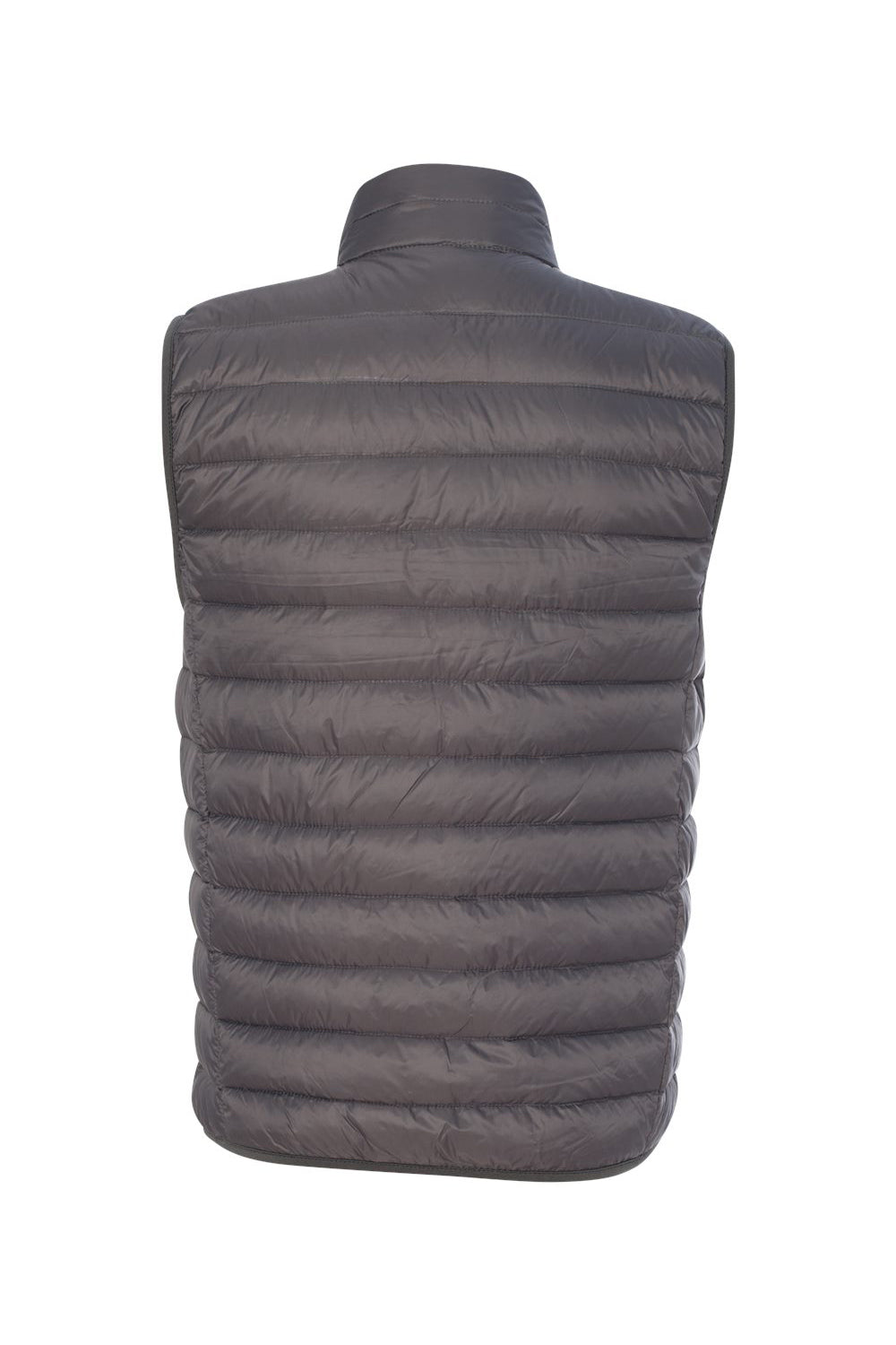 Weatherproof 16700 Mens 32 Degrees Packable Down Full Zip Vest Dark Pewter Grey Flat Back