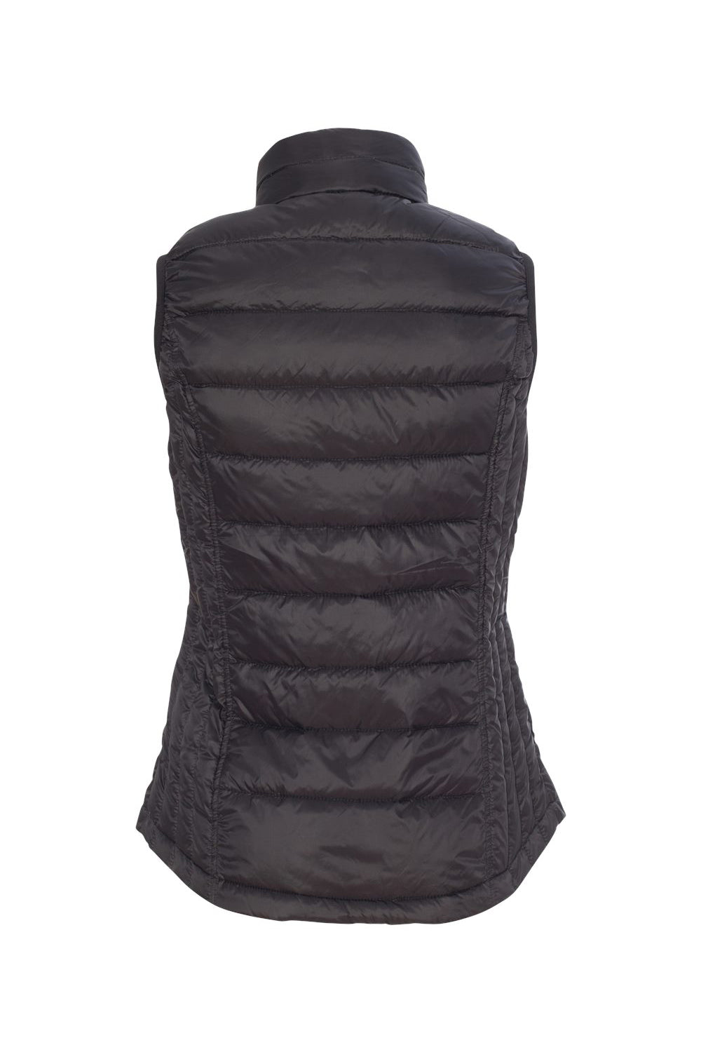 Weatherproof 16700W Womens 32 Degrees Packable Down Full Zip Vest Black Flat Back