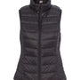 Weatherproof Womens 32 Degrees Packable Down Wind & Water Resistant Full Zip Vest - Black - NEW