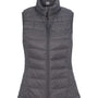 Weatherproof Womens 32 Degrees Packable Down Wind & Water Resistant Full Zip Vest - Dark Pewter Grey - NEW