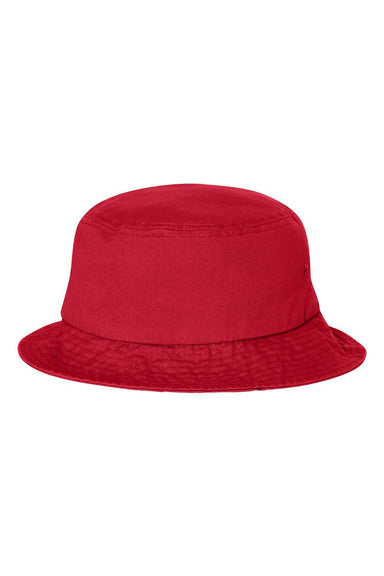 Sportsman 2050 Mens Bucket Hat Red Flat Front