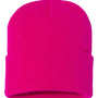 Sportsman Hats Unisex Solid Cuffed Beanie - Neon Fuchsia Pink