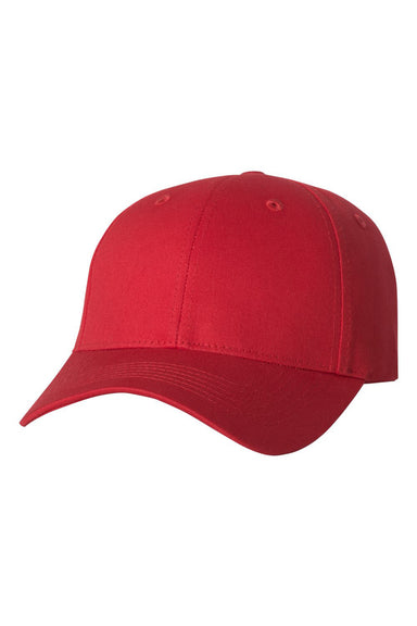Sportsman 2260Y Mens Small Fit Twill Hat Red Flat Front