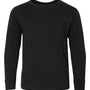 LAT Youth Fine Jersey Long Sleeve Crewneck T-Shirt - Black