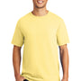 Port & Company Mens Beach Wash Short Sleeve Crewneck T-Shirt - Popcorn Yellow