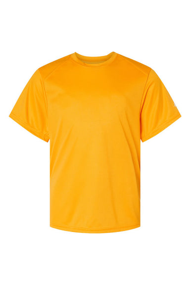 Badger 2120 Youth B-Core Moisture Wicking Short Sleeve Crewneck T-Shirt Gold Flat Front
