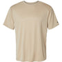 Badger Mens B-Core Moisture Wicking Short Sleeve Crewneck T-Shirt - Sand