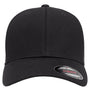 Flexfit Hats Mens Stretch Fit Hat - Black
